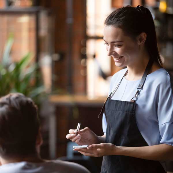 Food server with workers comp insurance and health insurance from employer in Pennsylvania Food server with workers comp insurance and health insurance from employer in Pennsylvania
