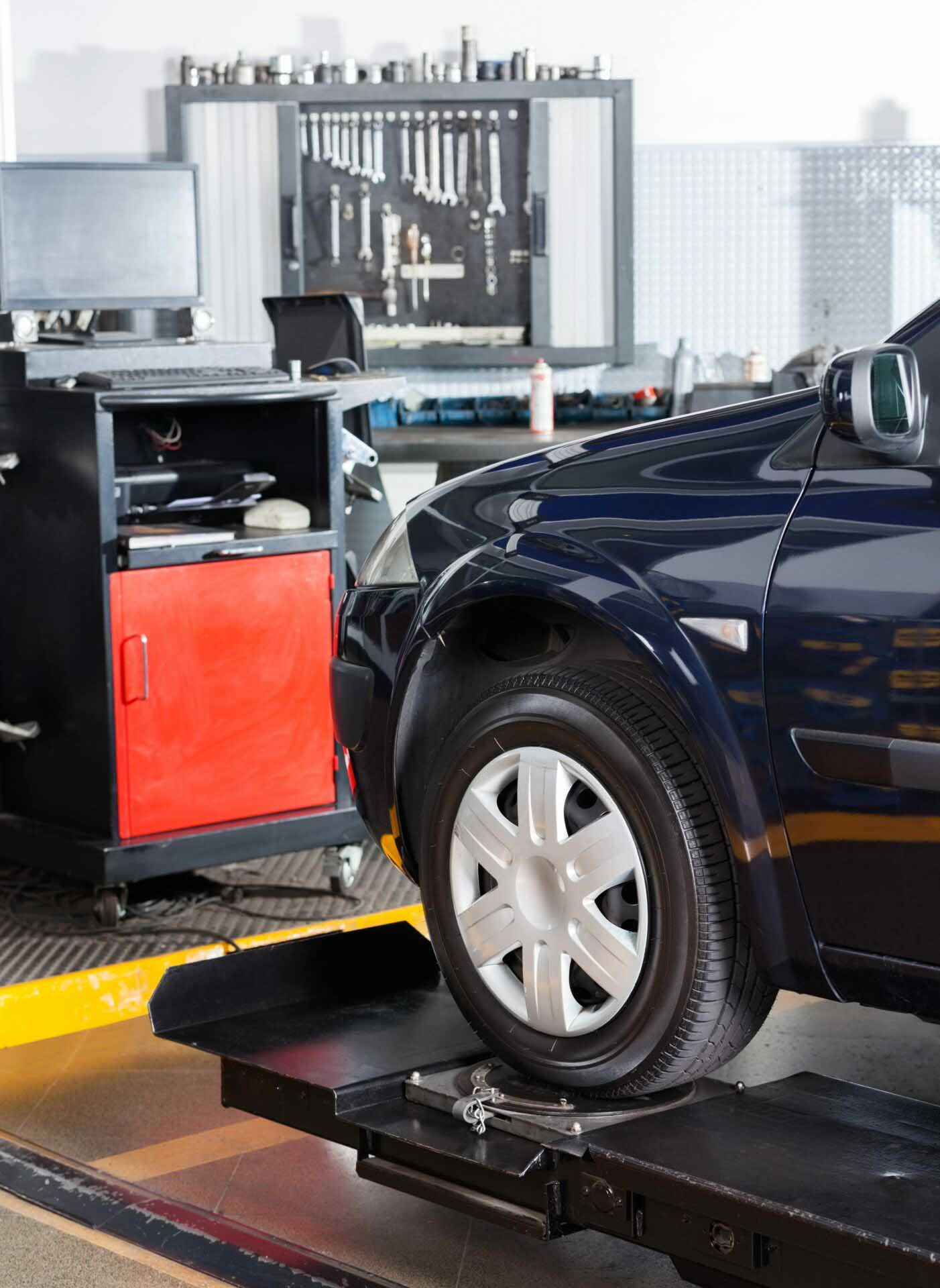 Car In Repair Shop Auto Services