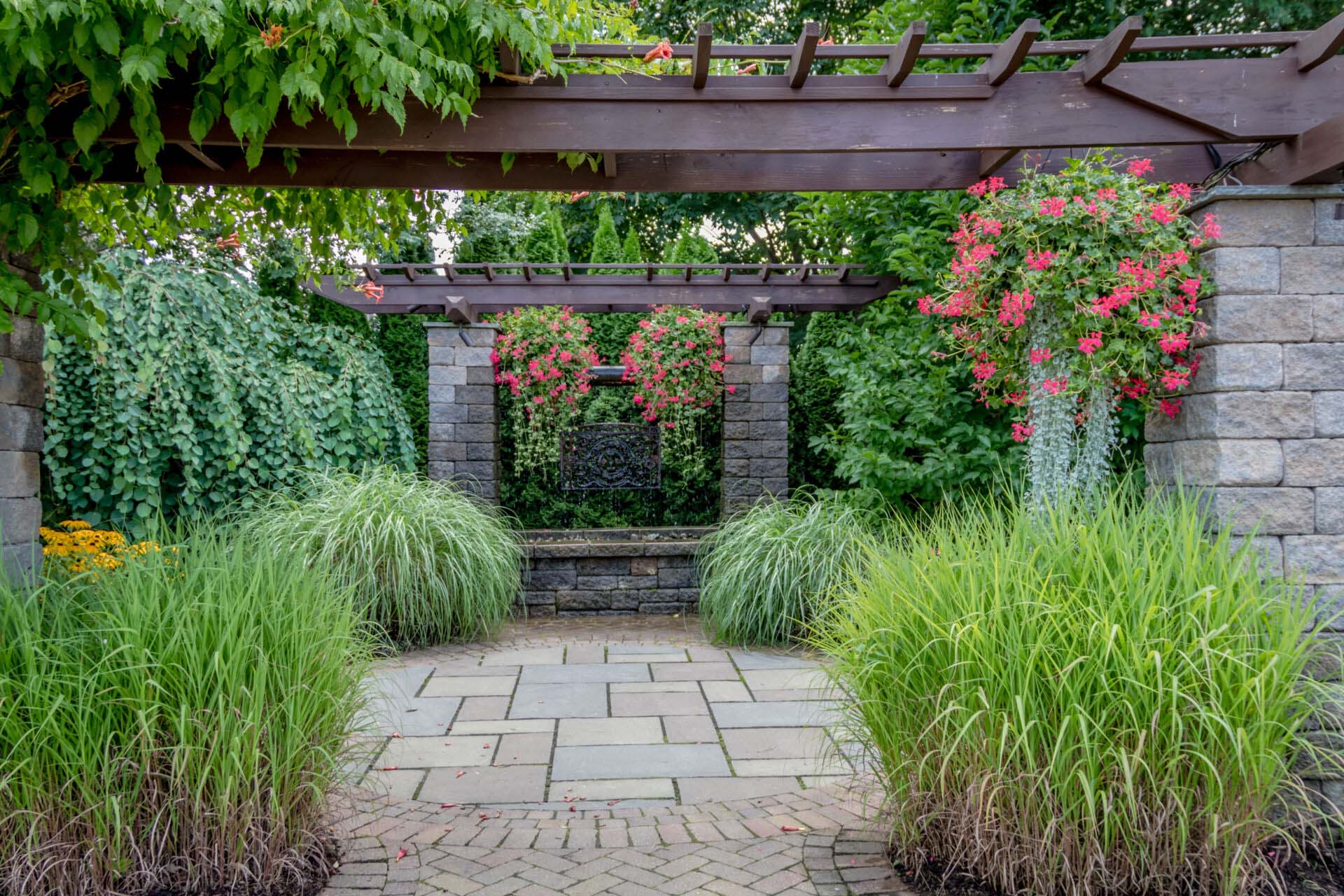 Landscape architecture with water features for summer garden Insurance for Landscape Design Businesses