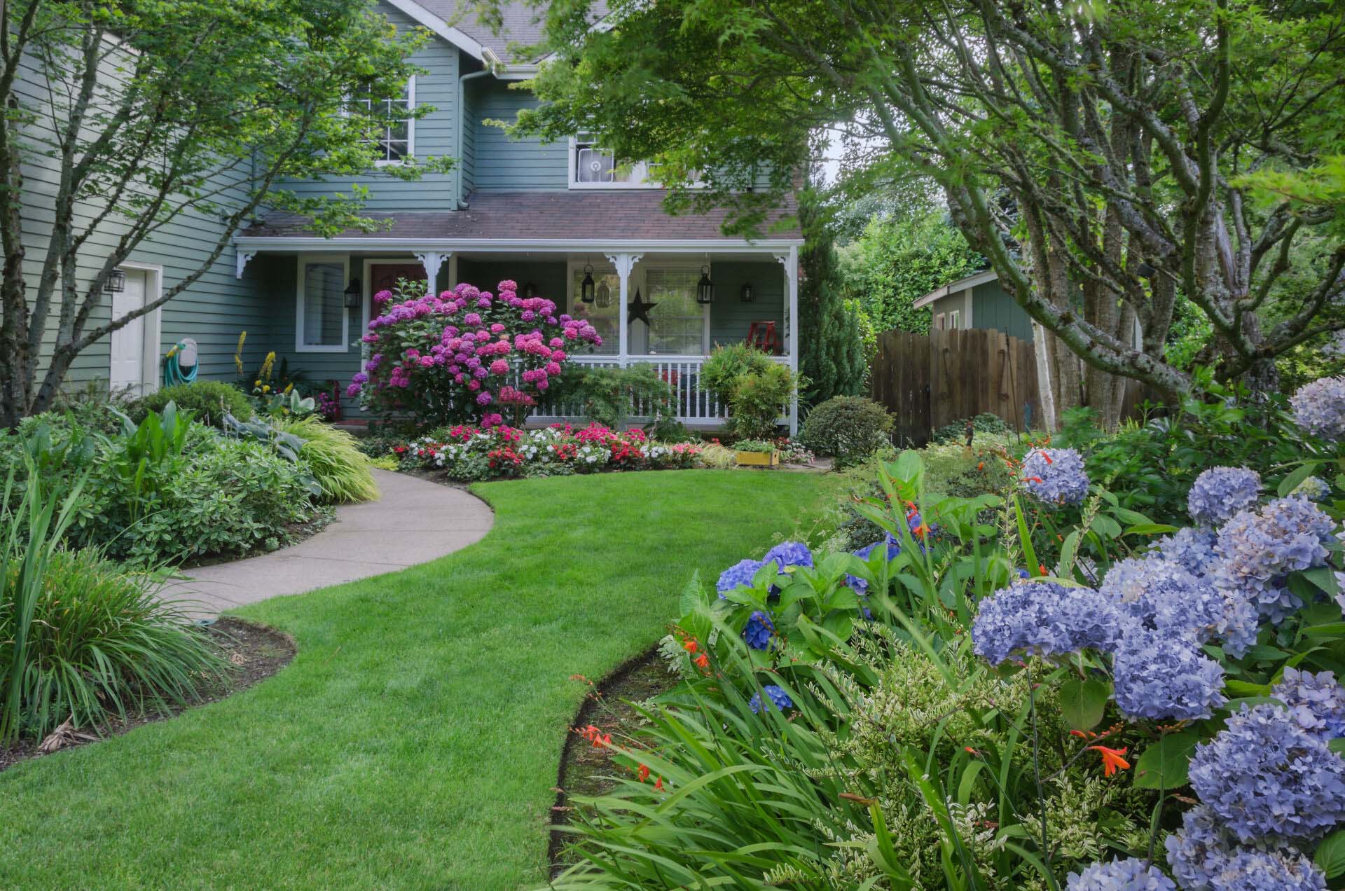 Hydrangea House Landscaping