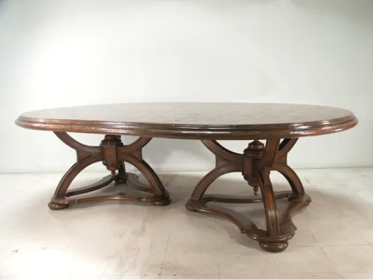 Etruscan Double Pedestal Dining Table