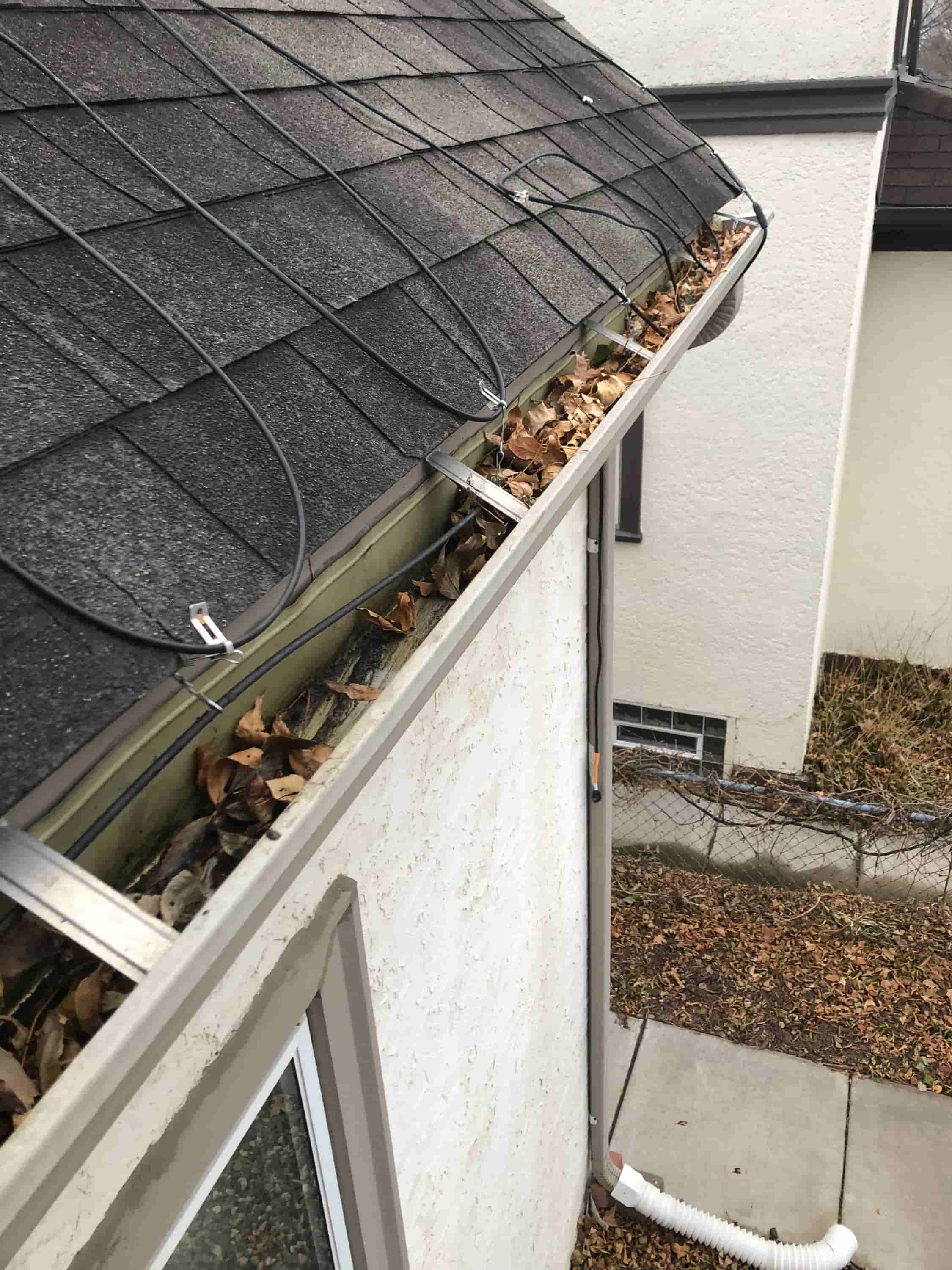 gutter cleaning and guard installation