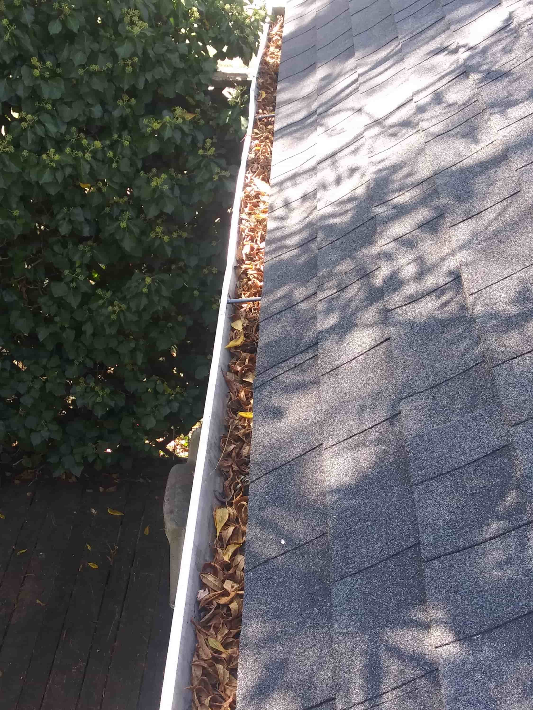 how to clean high gutters