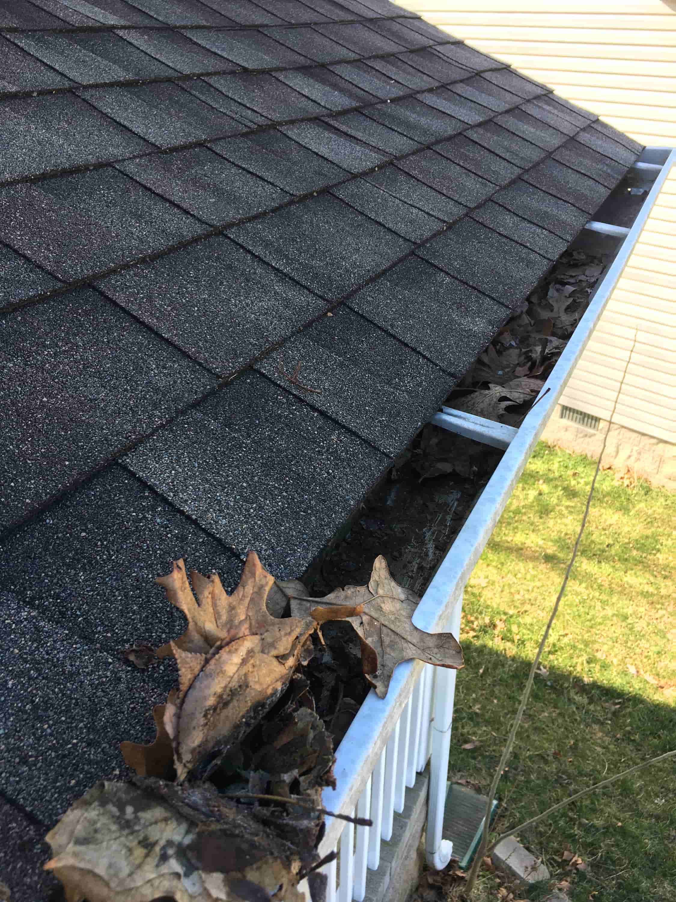 rigid gutter cleaning