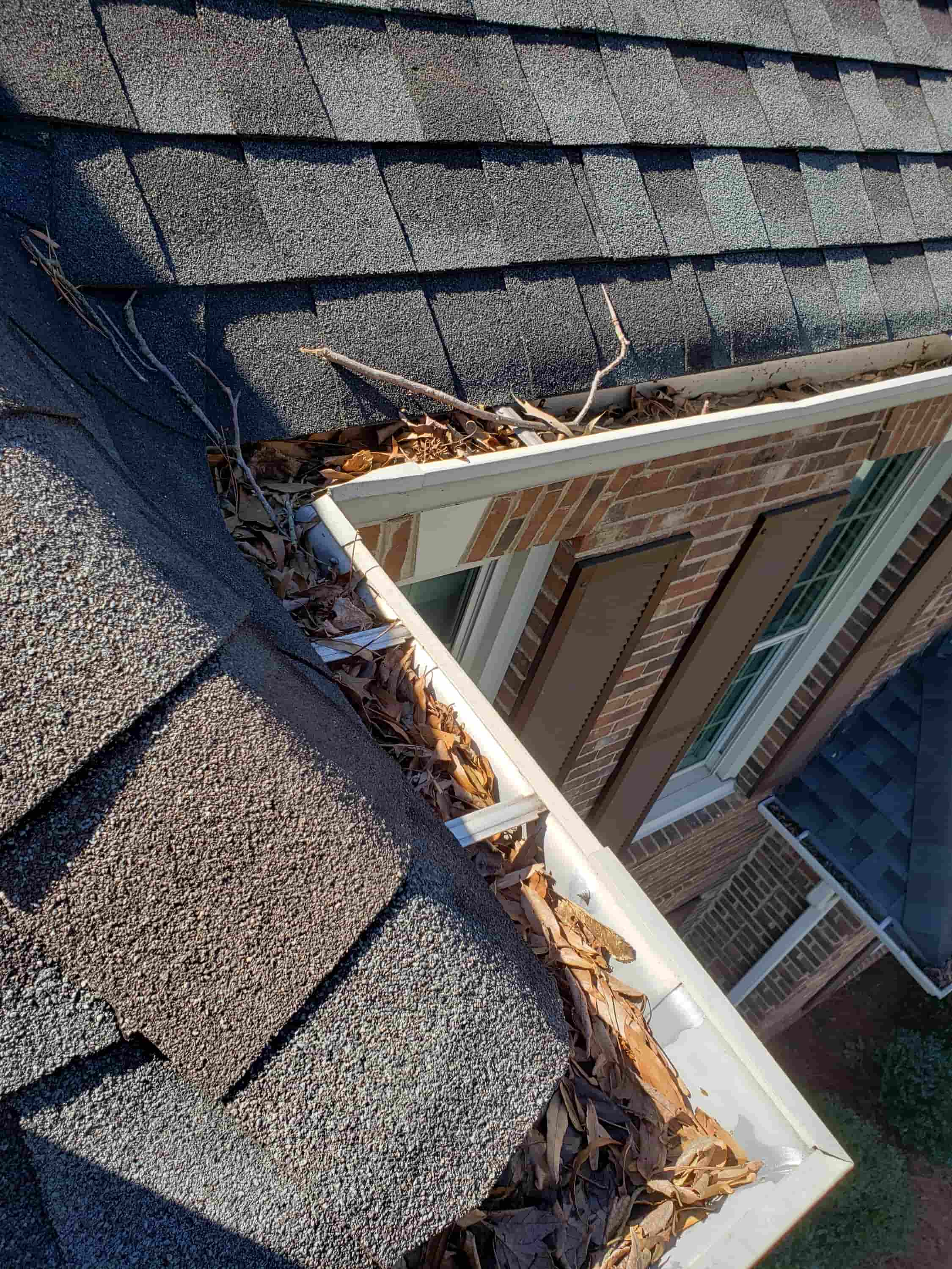 clean gutters and downspouts