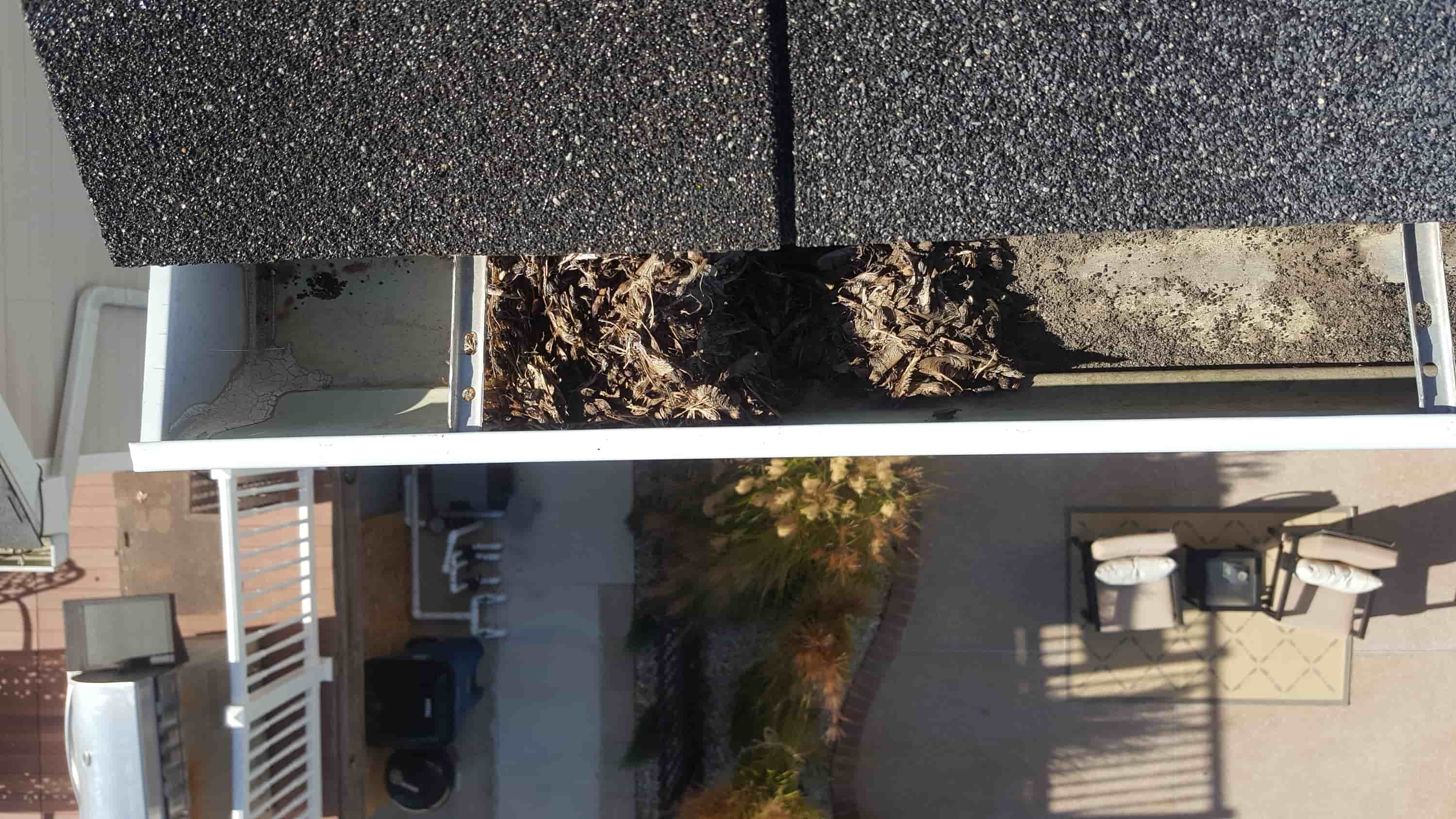 clear blocked gutter downpipe