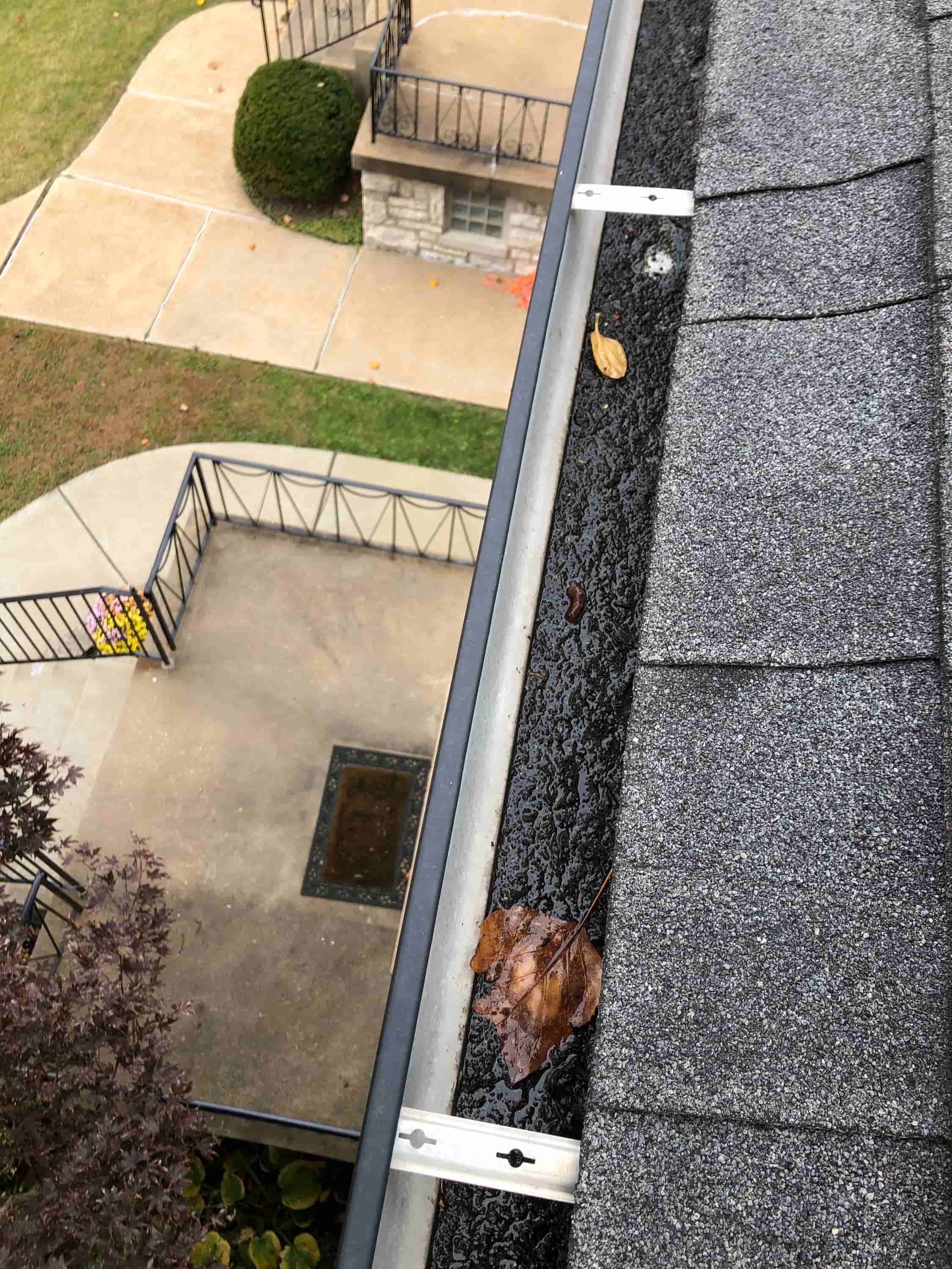 best way to clean high gutters