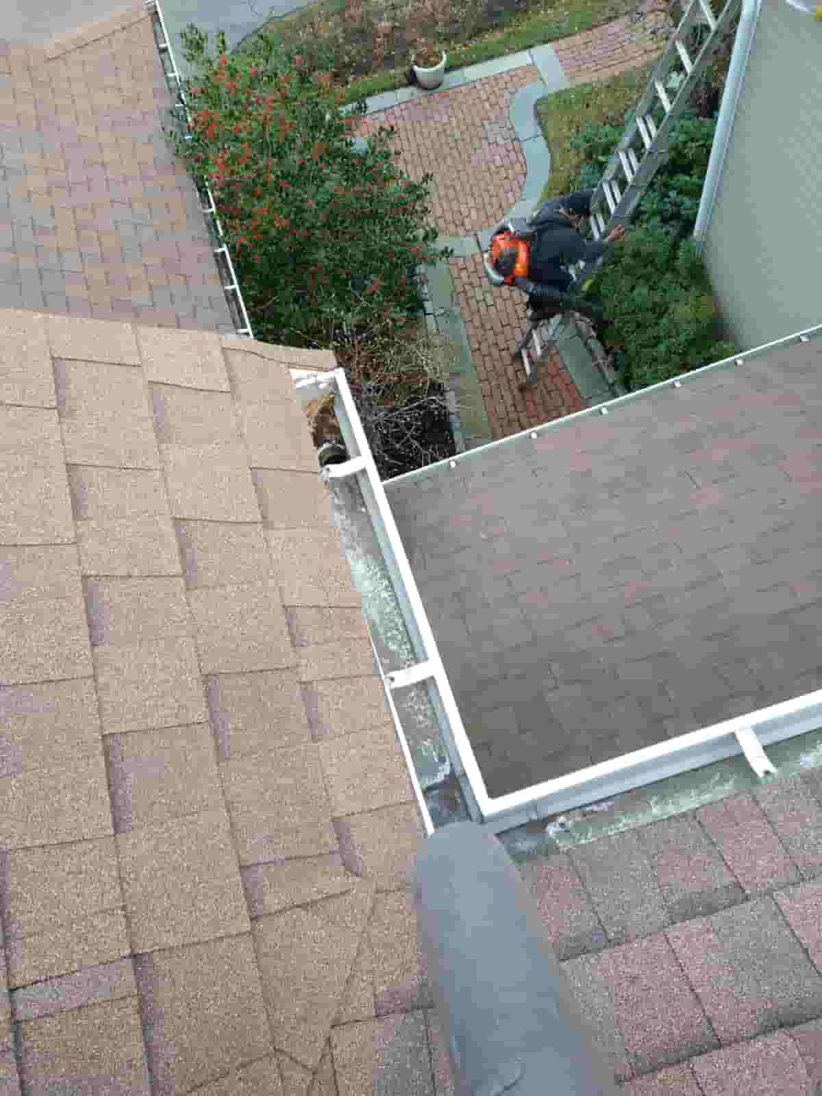 how to clean roof gutters