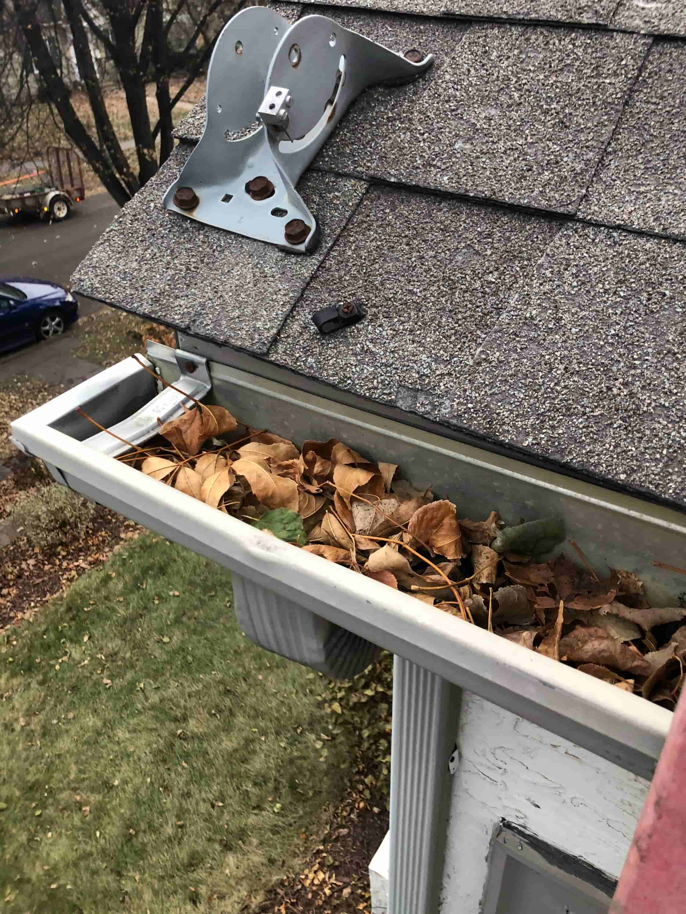 fastest way to clean gutters