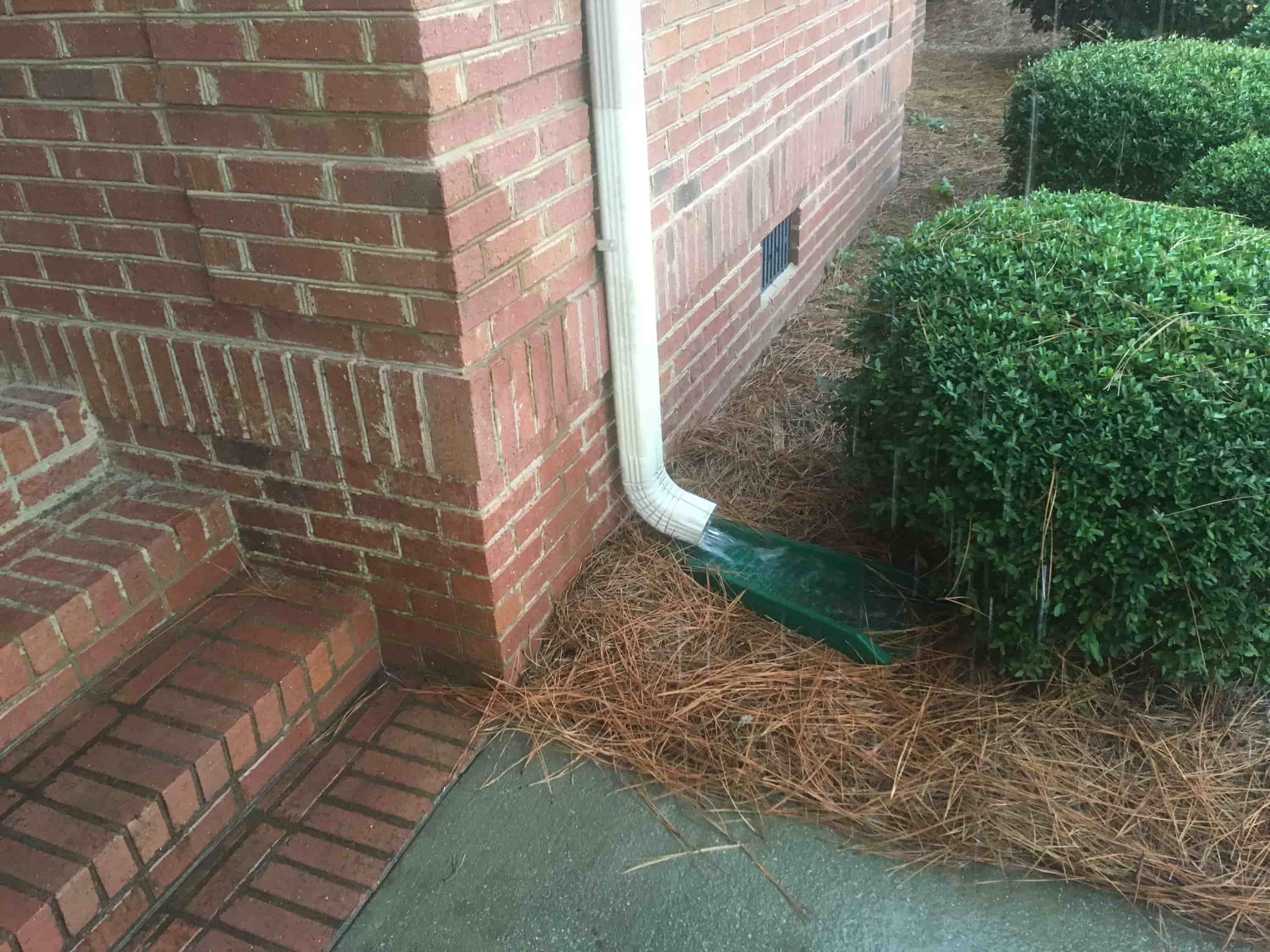 fixing downspouts