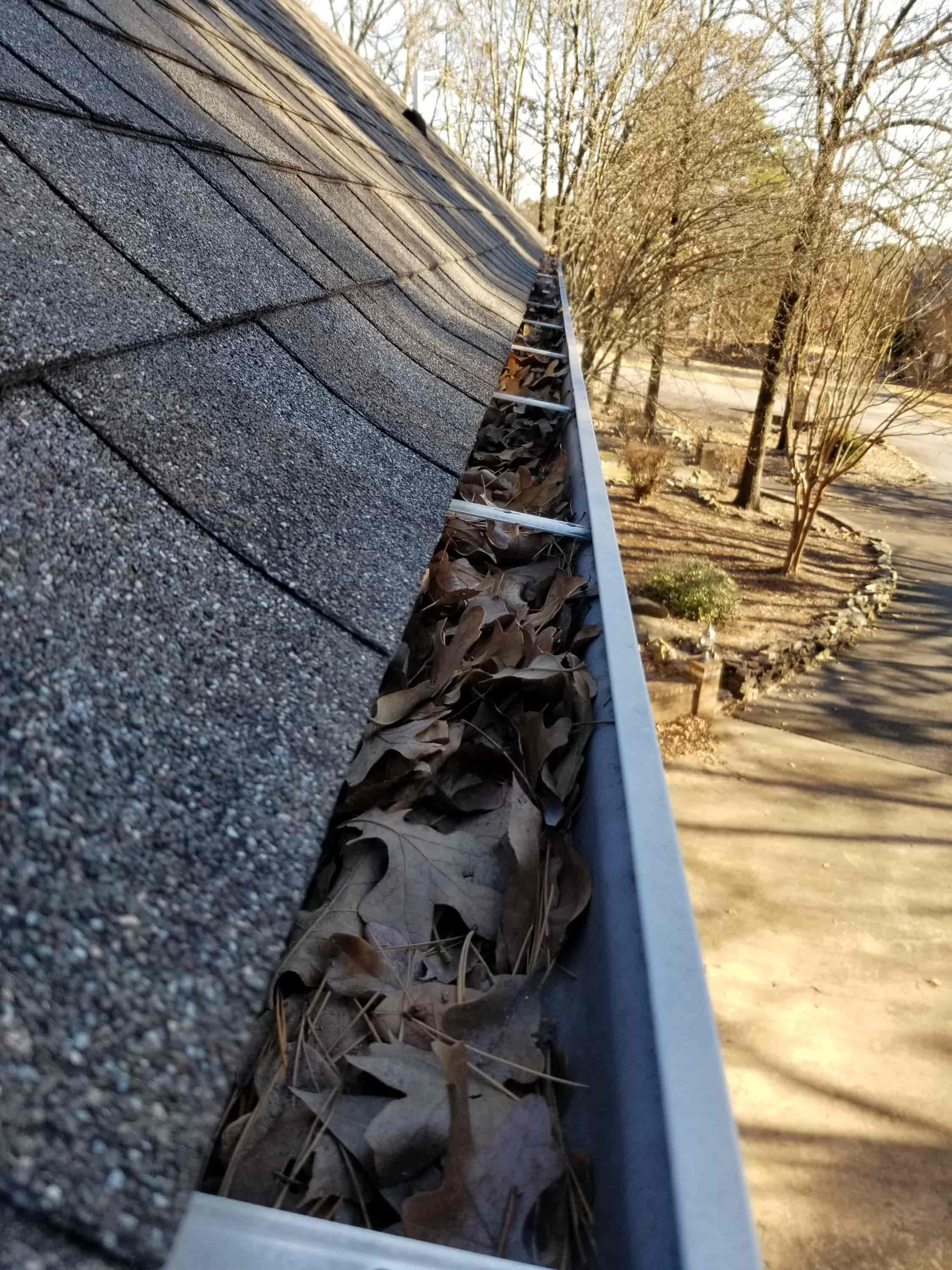 what do you clean gutters with