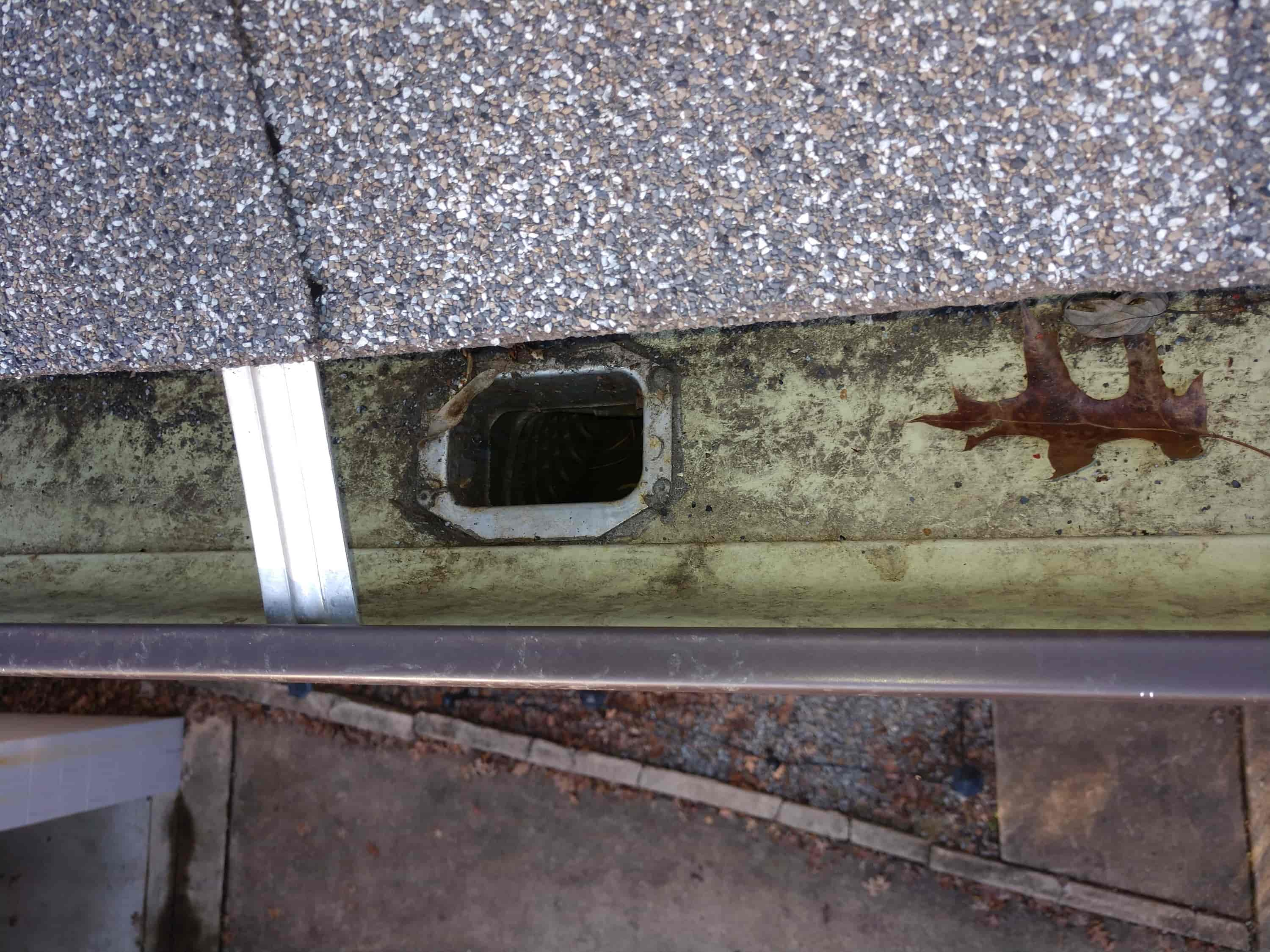 how to clean gutter drain