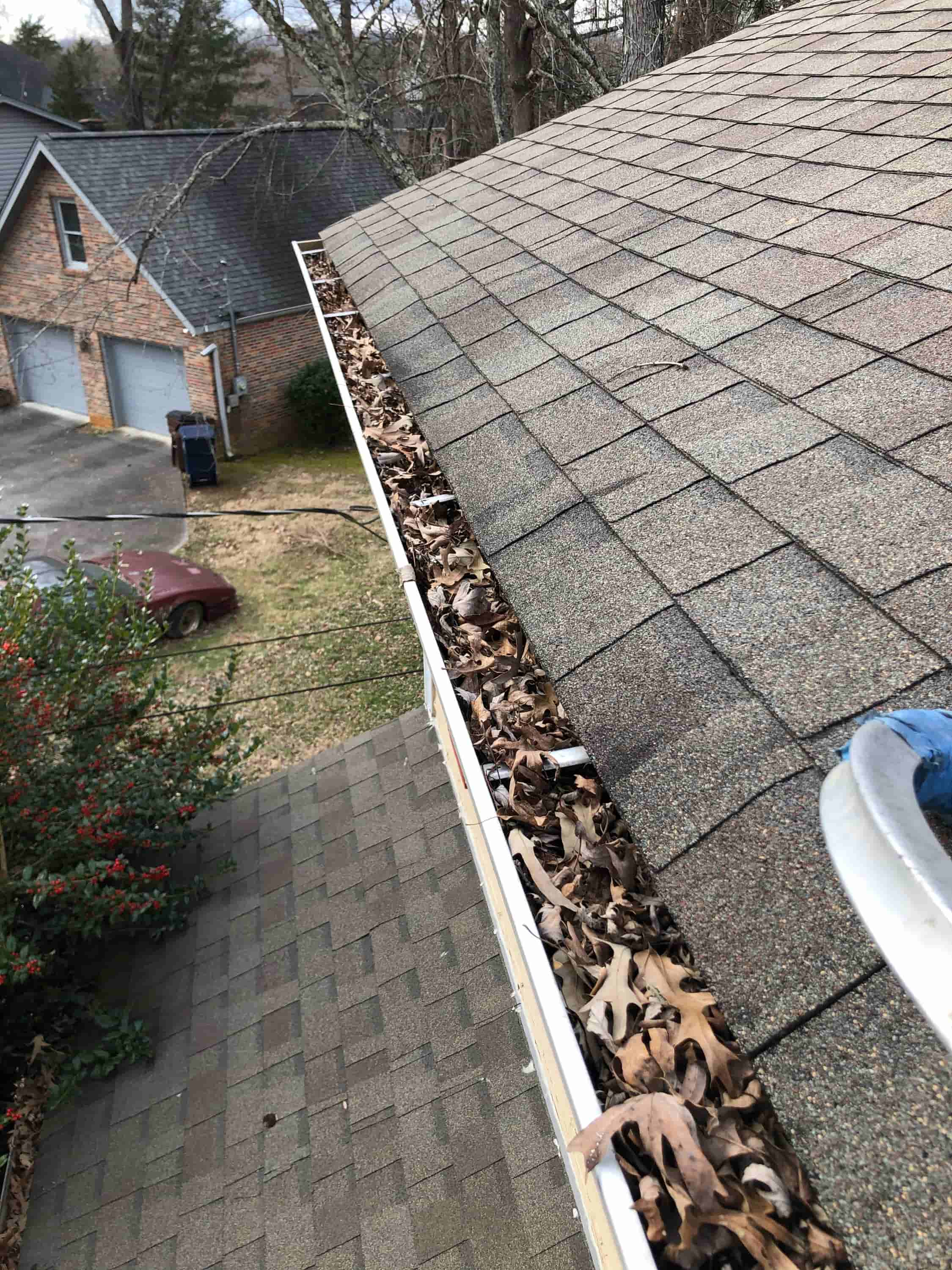 how to clean metal gutters