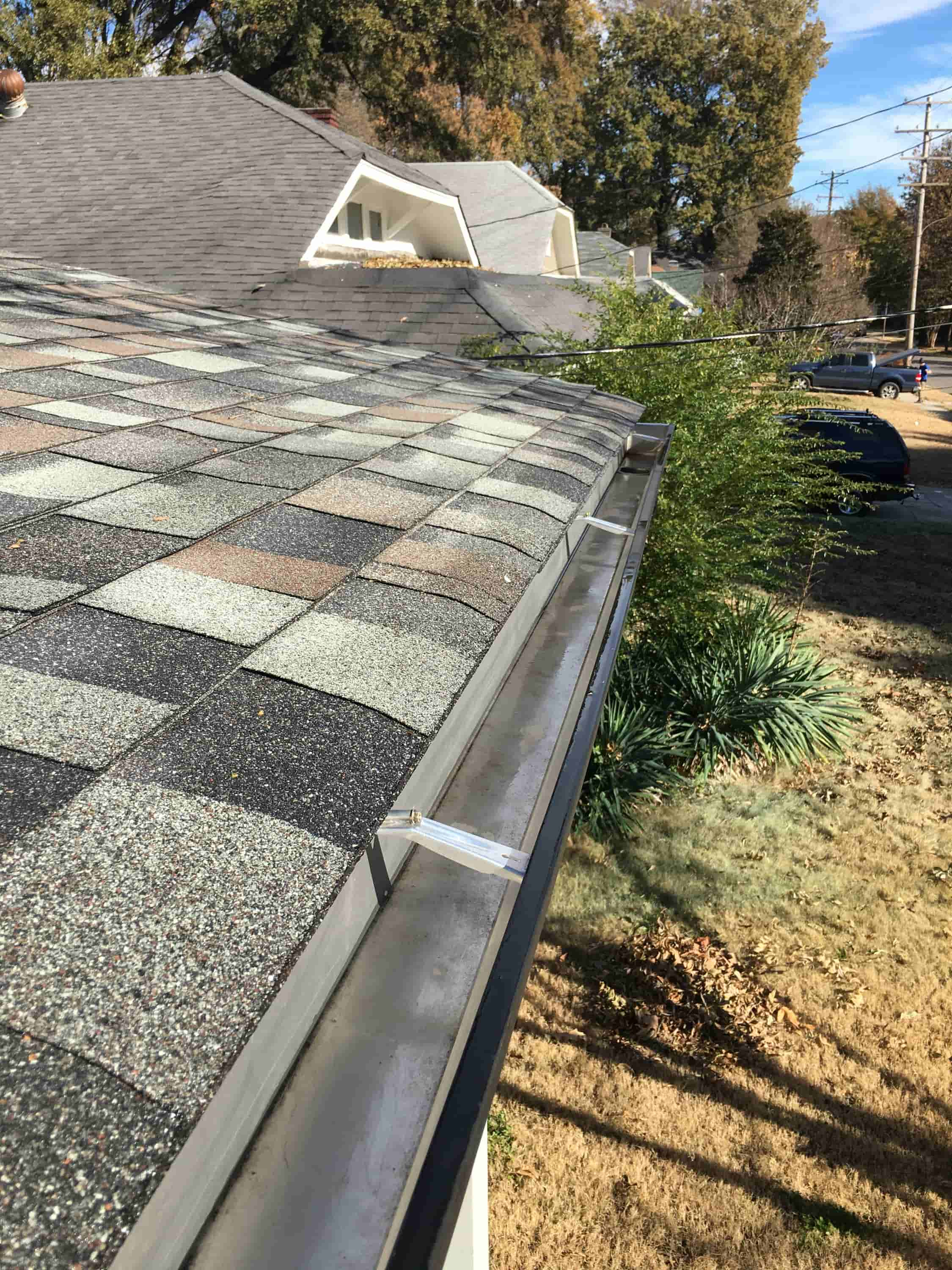 clean gutter without ladder