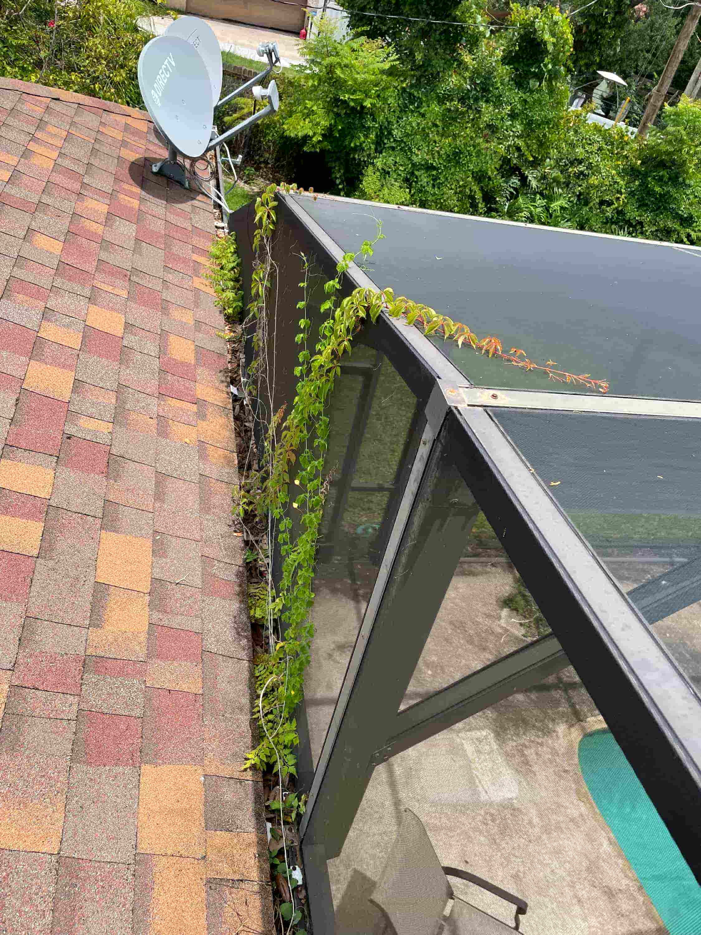 cleaning gutters without a ladder