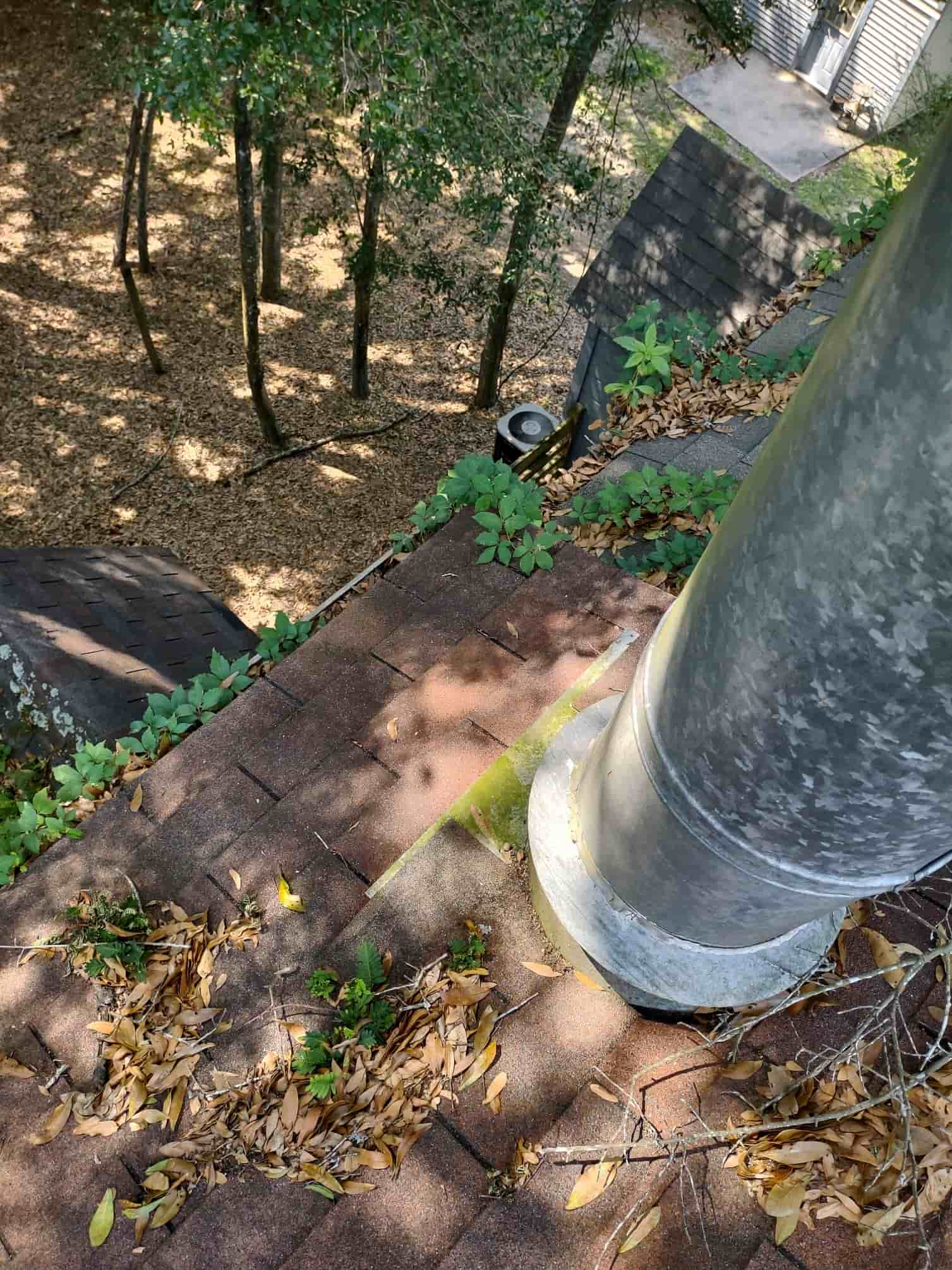 how to clean gutters high up