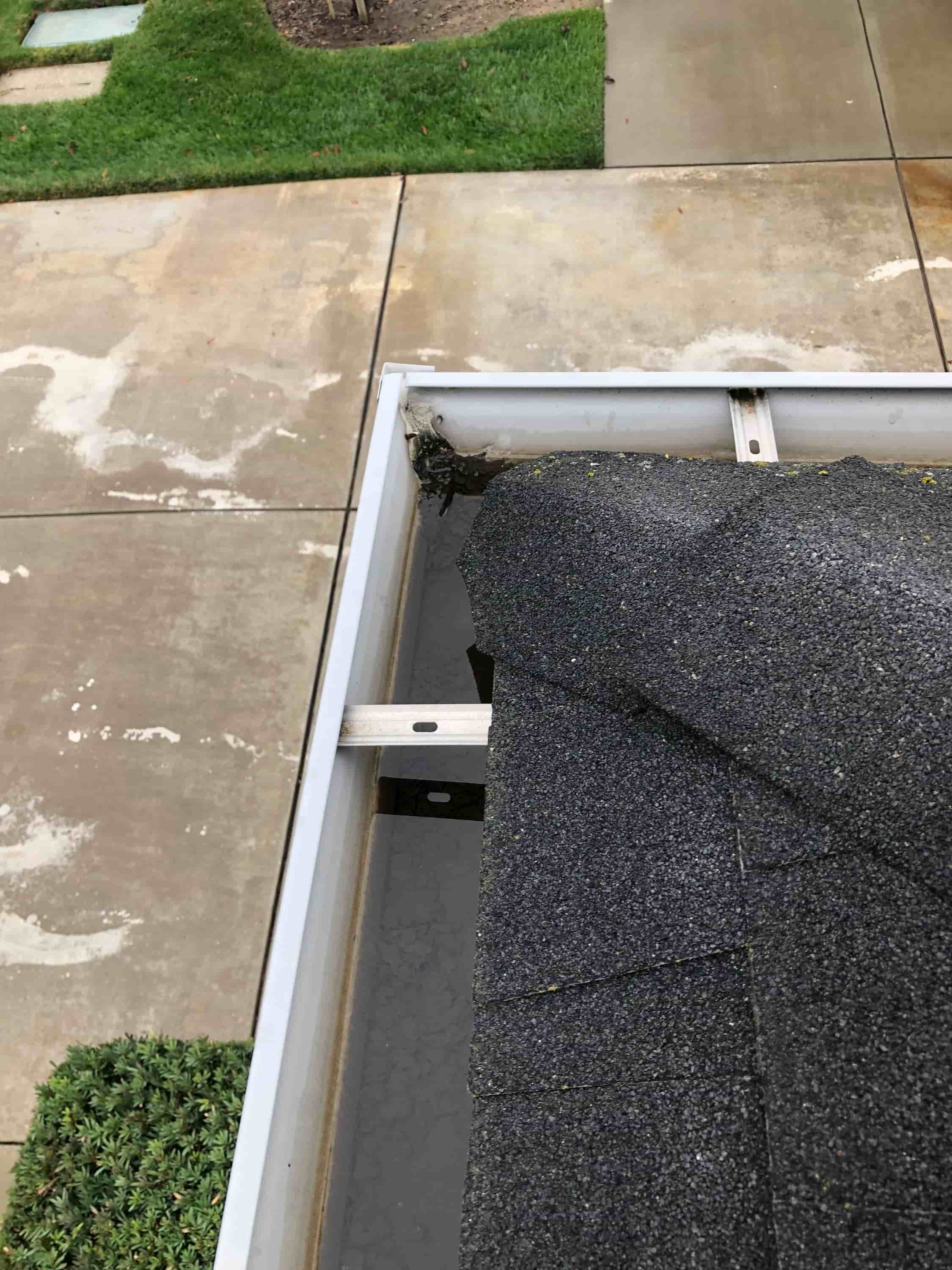 window gutter cleaning