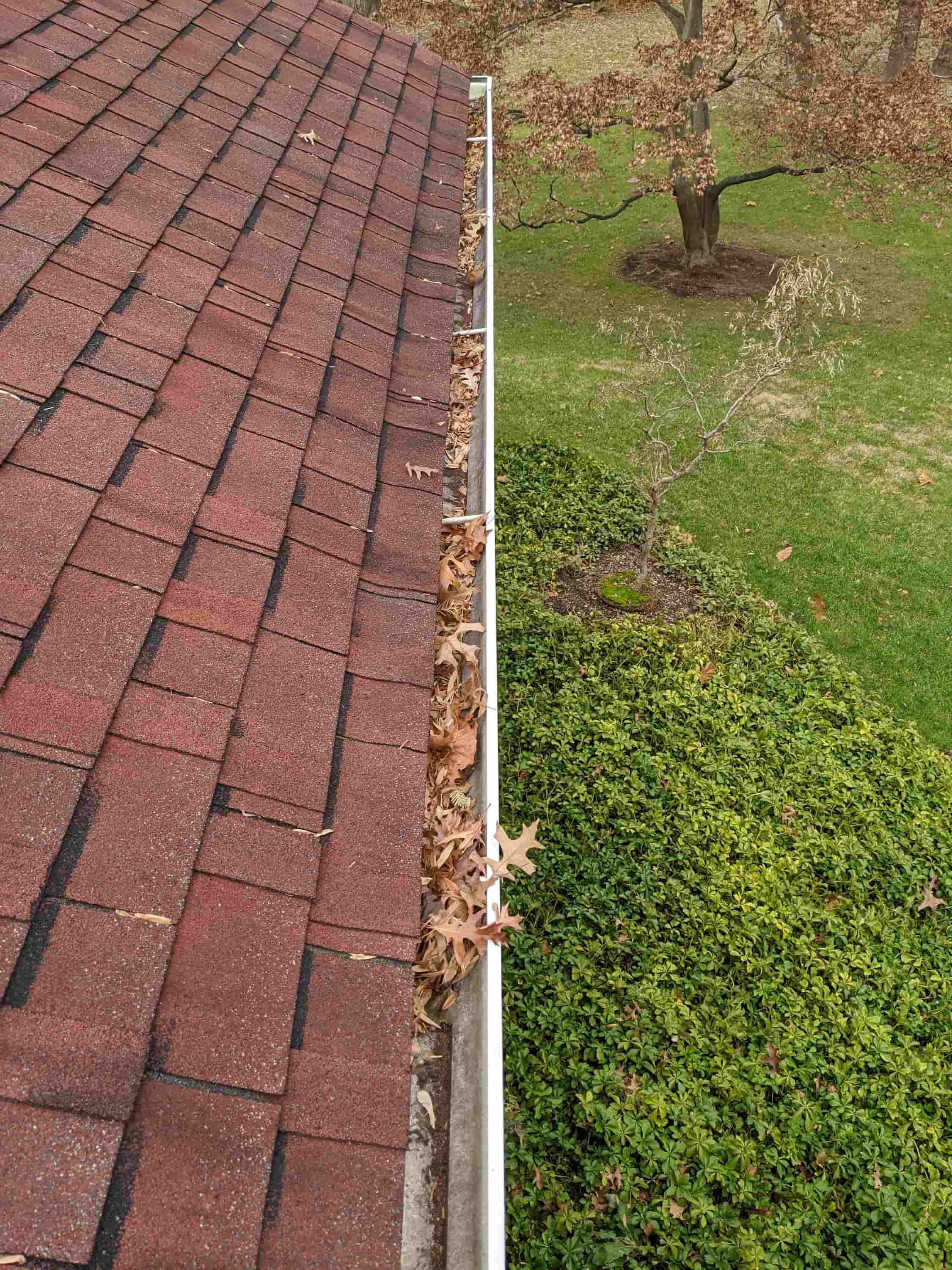 how to clean gutters from ground