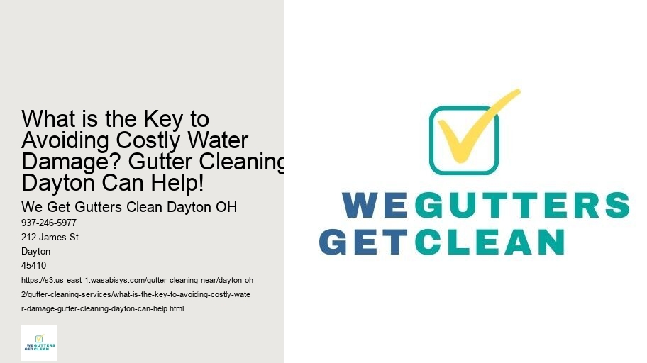 What is the Key to Avoiding Costly Water Damage? Gutter Cleaning Dayton Can Help!