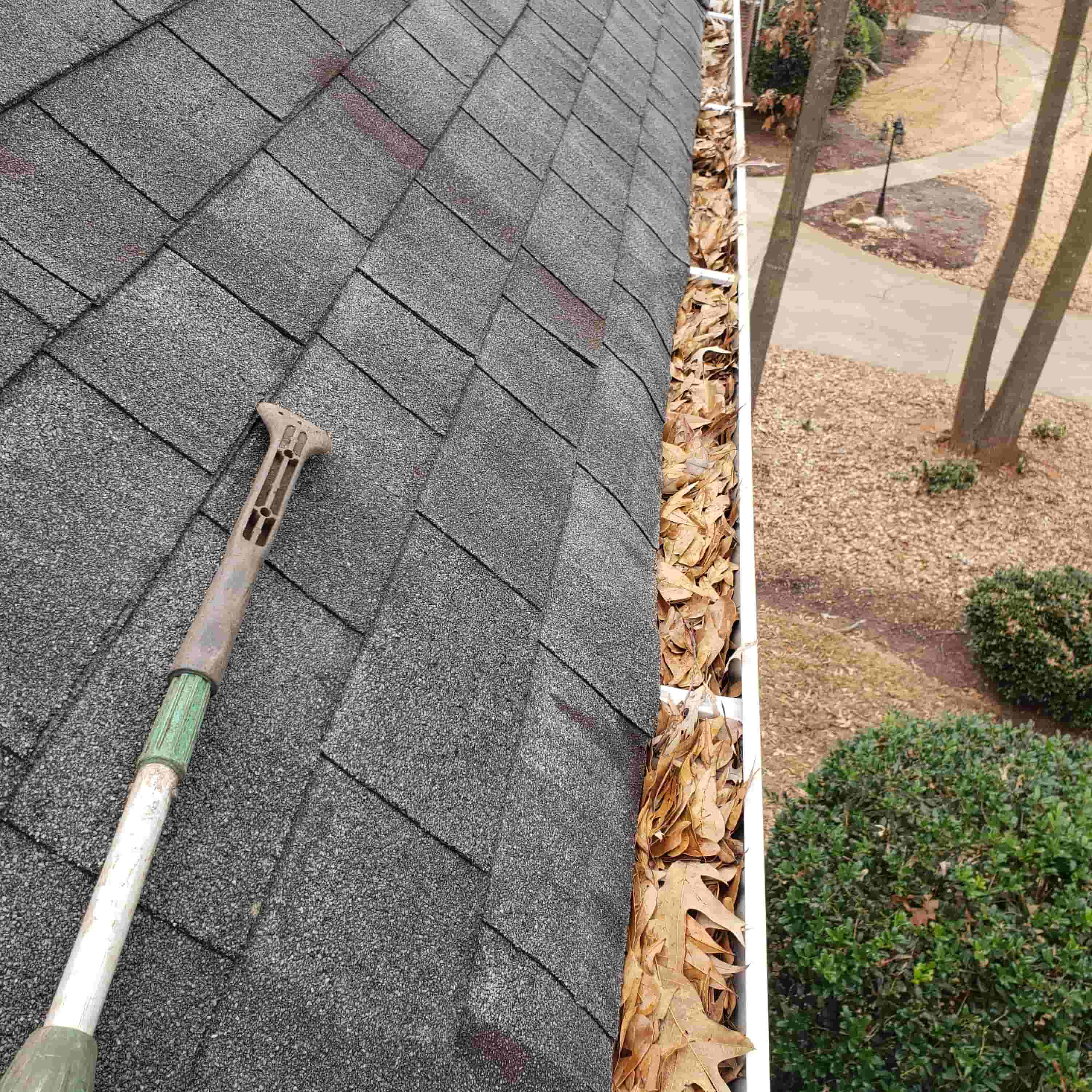 gutter cleaning video