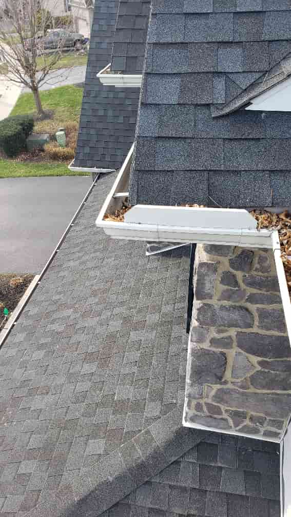 unclogging downspouts