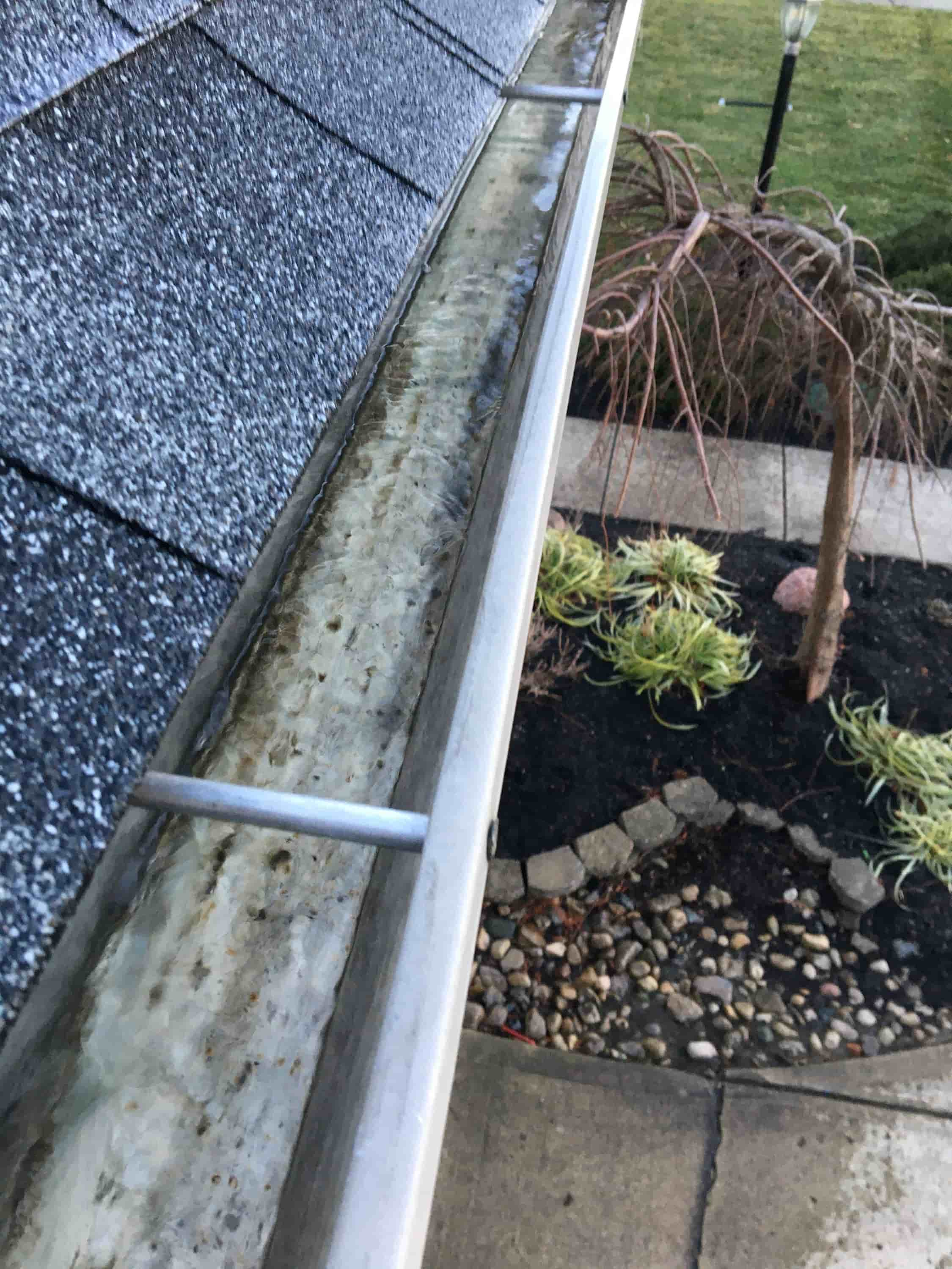 homemade gutter cleaning tool