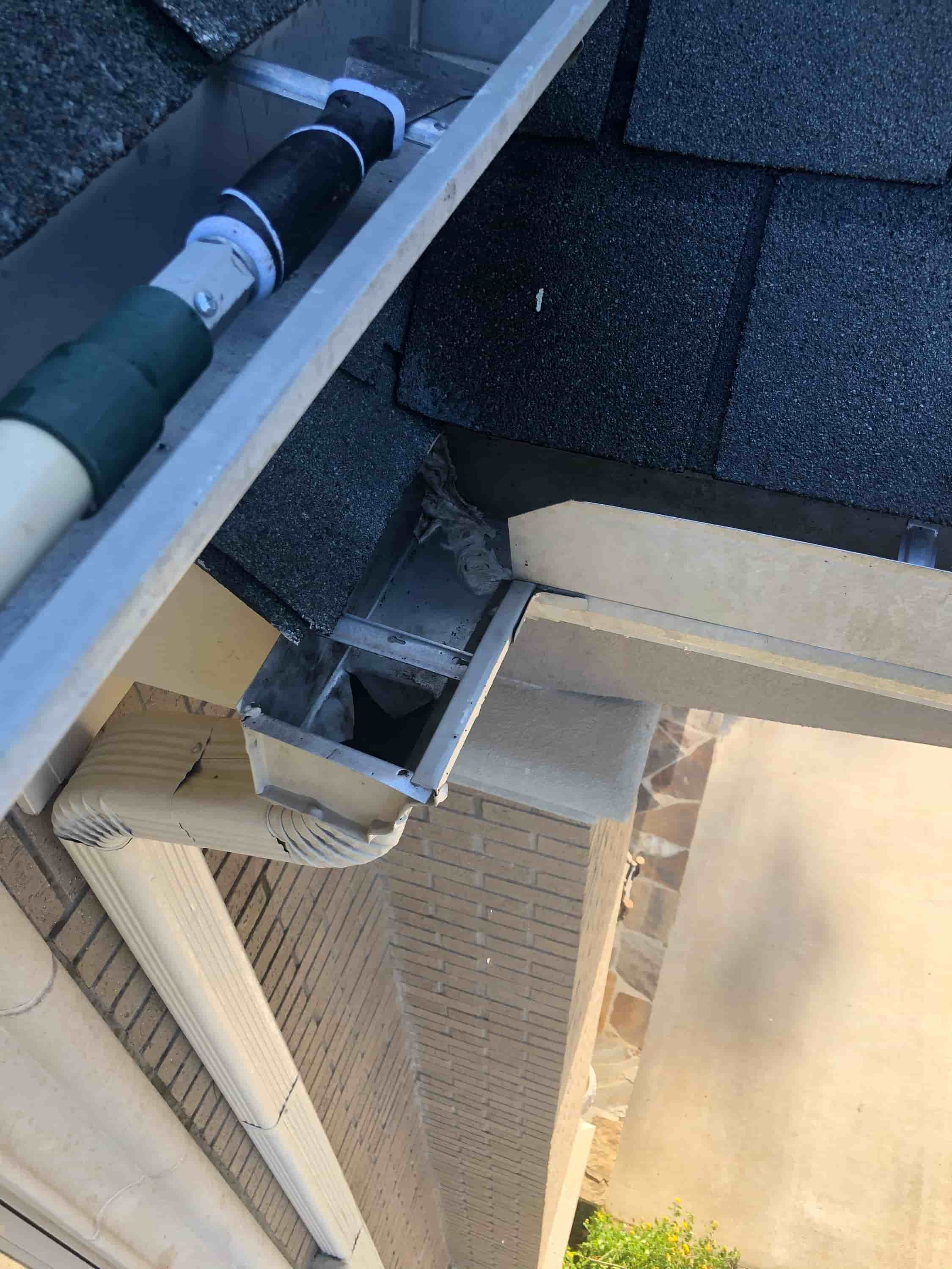 cleaning gutters without a ladder