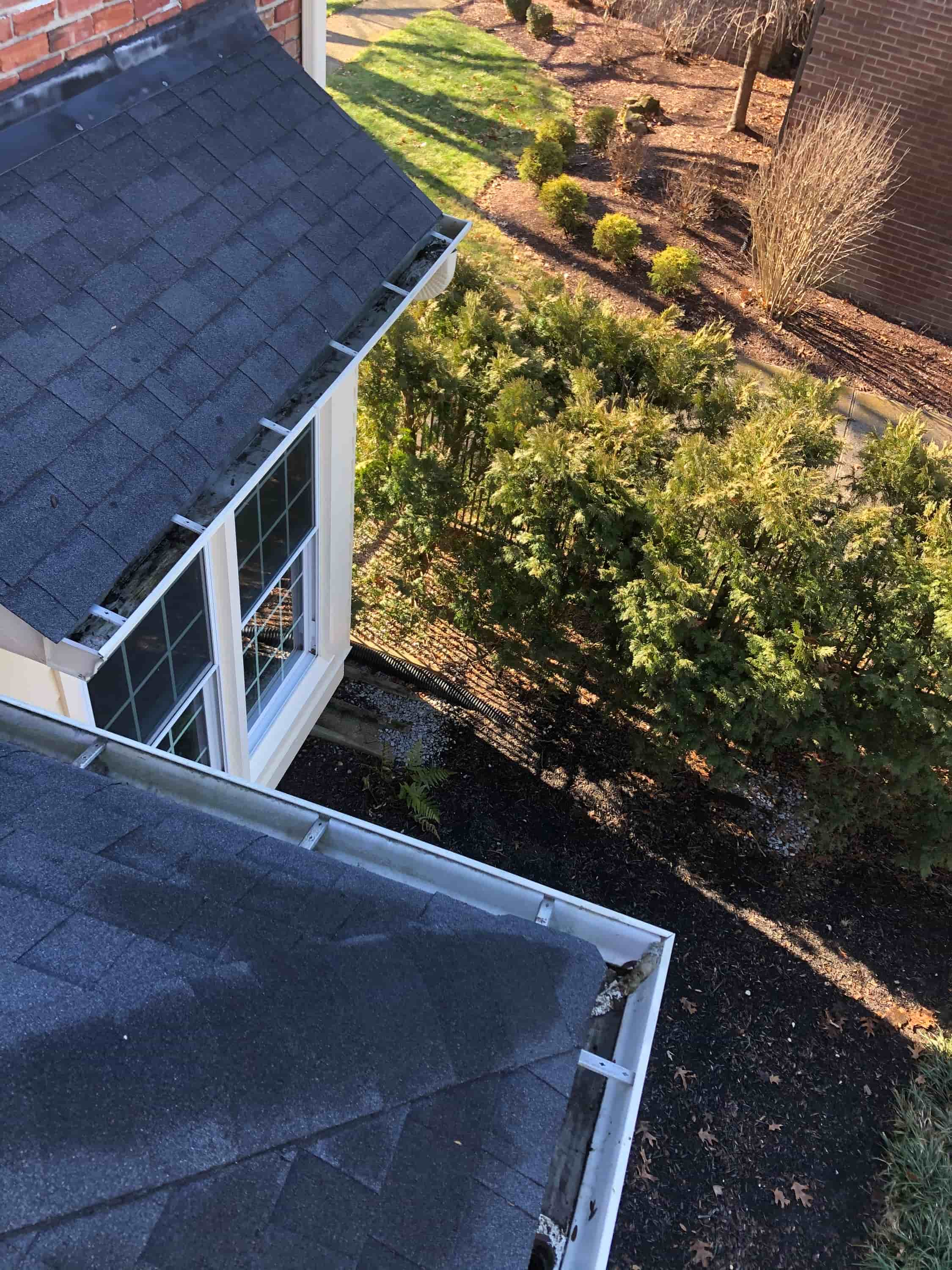 clean gutters and downspouts