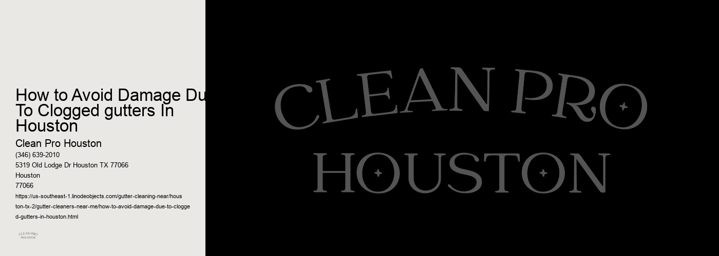 How to Avoid Damage Due To Clogged gutters In Houston