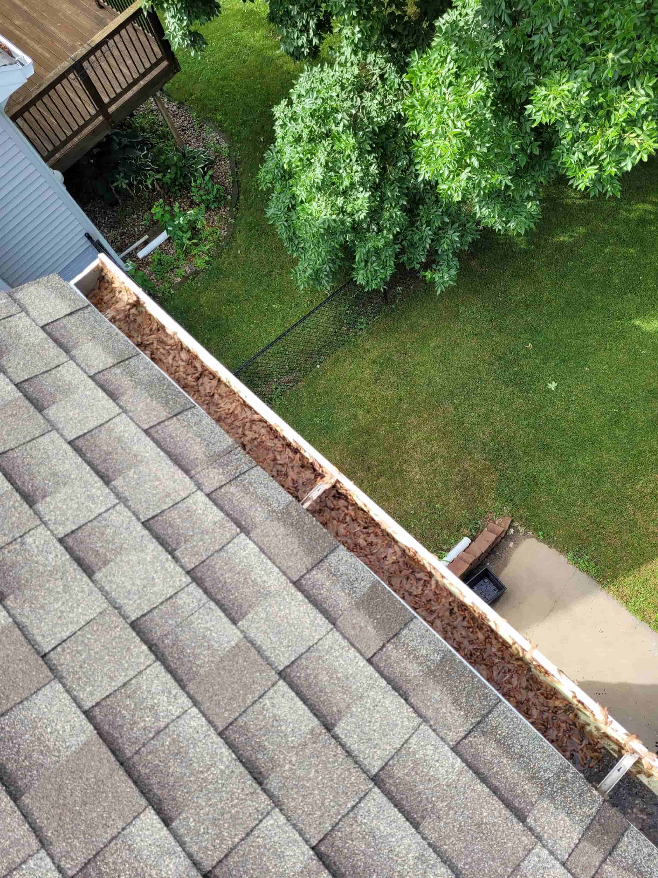 best way to clean high gutters