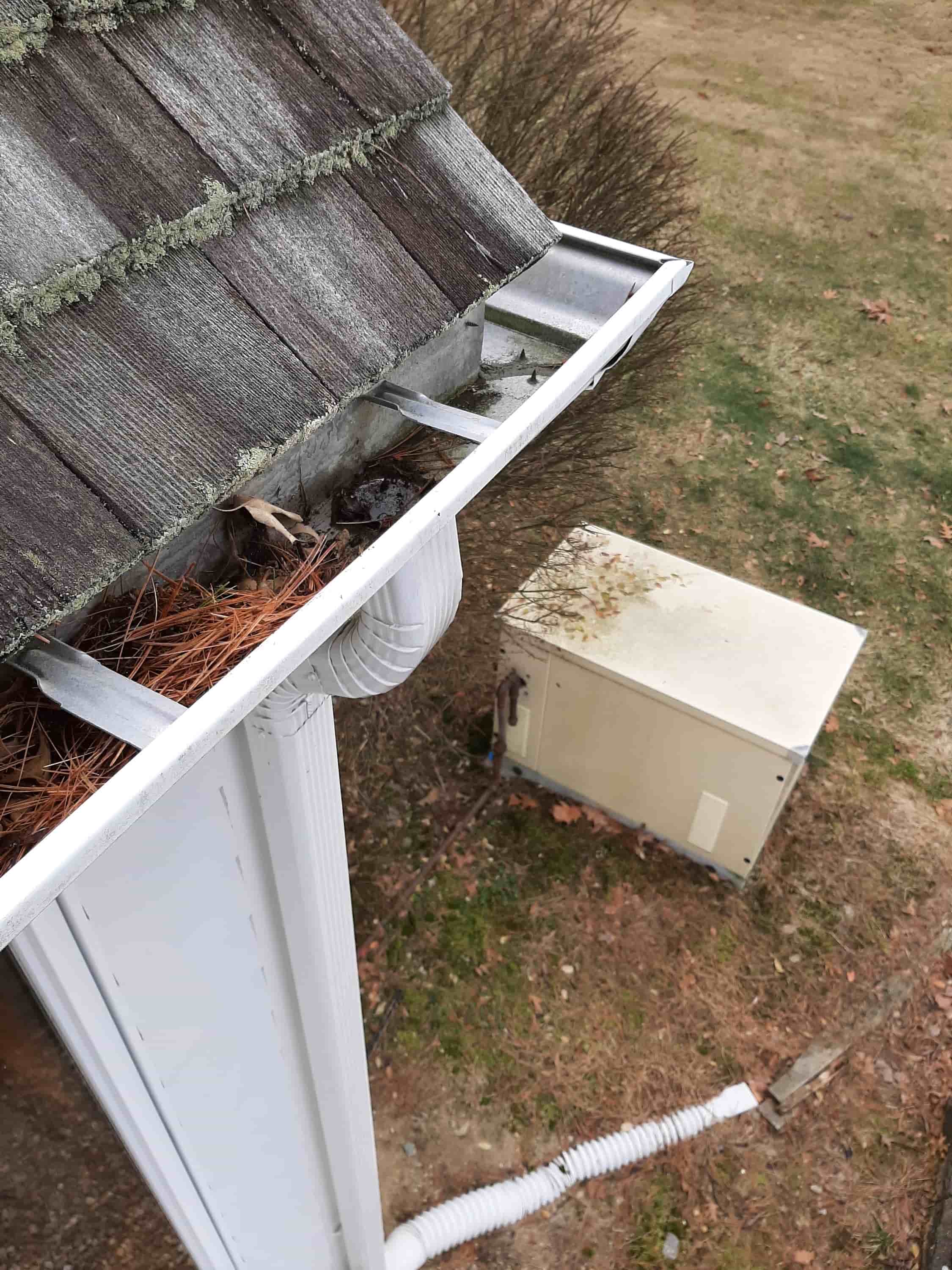 how to clean gutter from ground