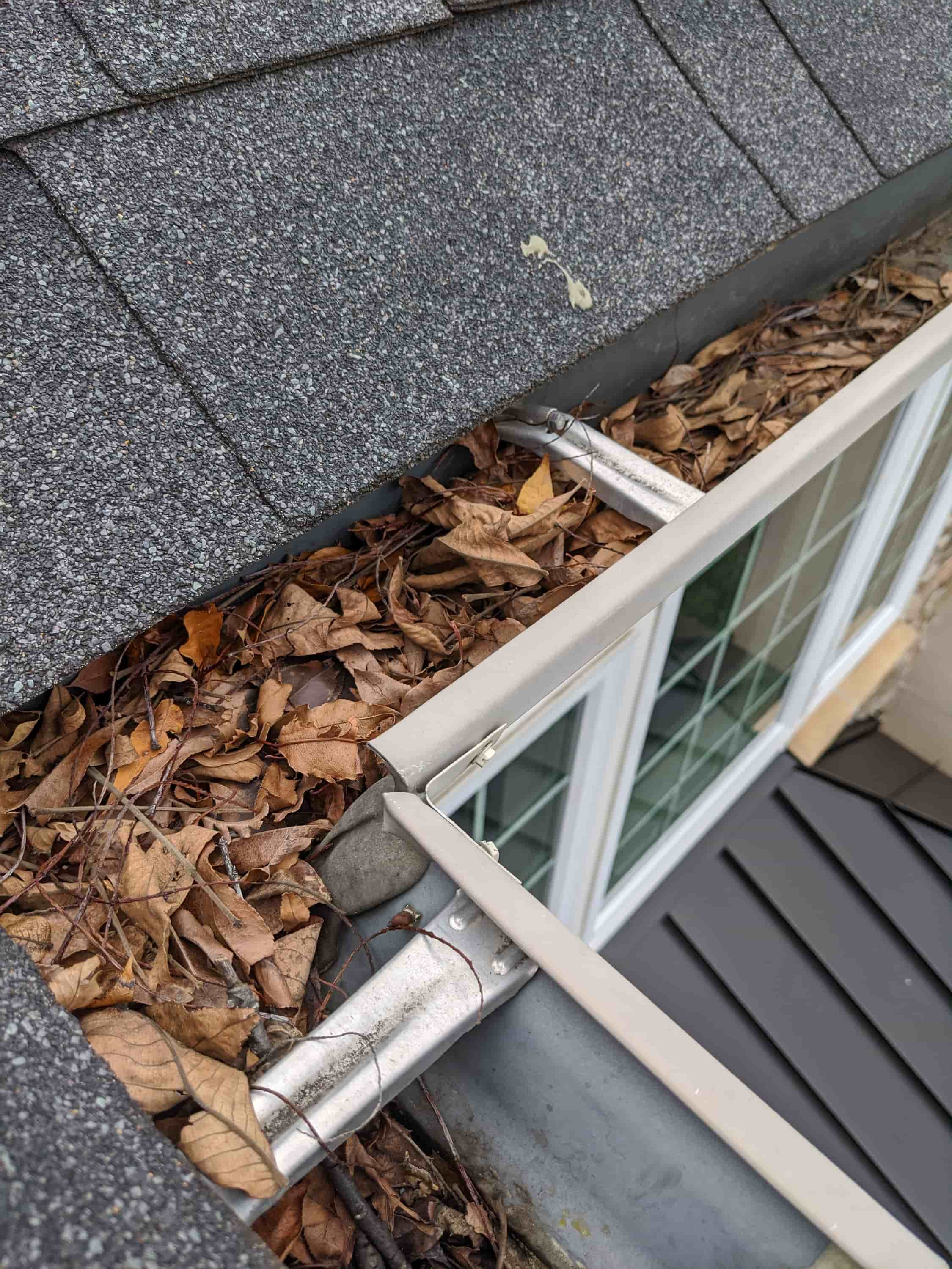 repairing rain gutters