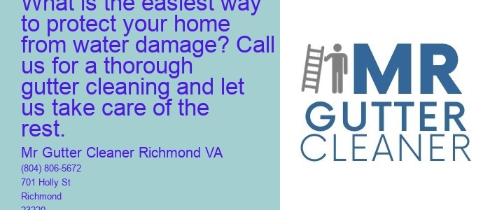 What is the easiest way to protect your home from water damage? Call us for a thorough gutter cleaning and let us take care of the rest.