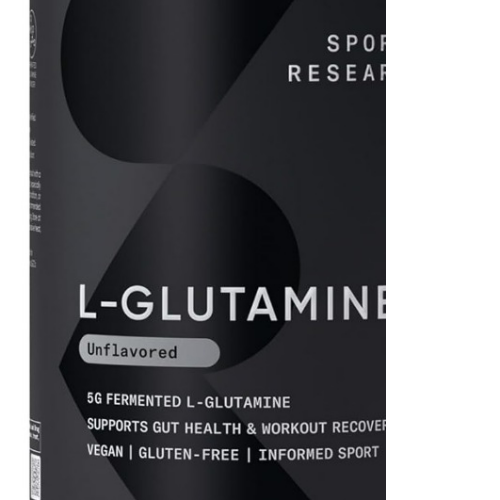Sports Research L-Glutamine - Workout Recovery, Immune Health & Gut Health Support - 5 G Per Serving - 17.64 Oz