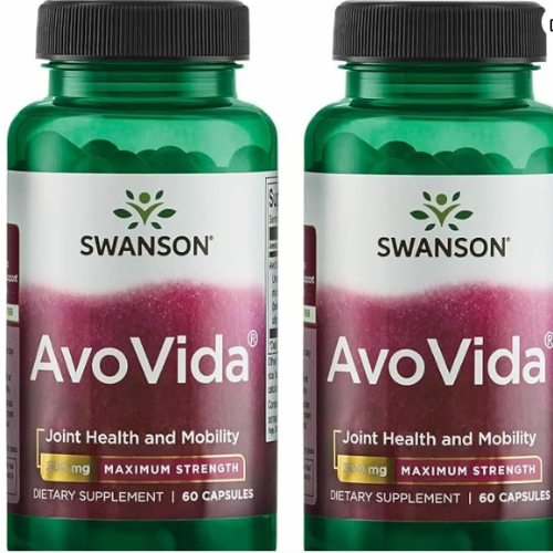 wanson AvoVida - Suplemento natural que promueve la salud y la movilidad de las articulaciones, aguacate y soja insaponificables para apoyar la salud del cartílago y los tejidos (60 cápsulas, 300 mg