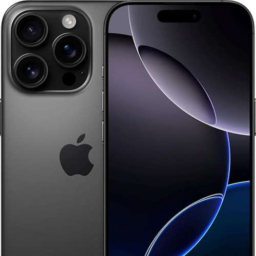 Apple iPhone (Renovado Premium) 16 Pro Max, versión estadounidense, 256GB, titanio negro - desbloqueado