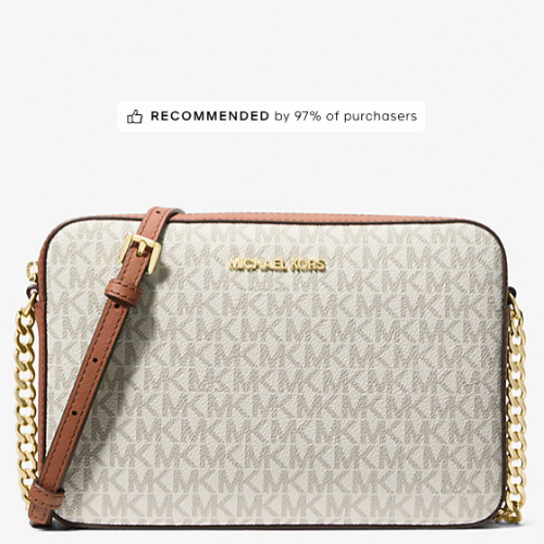 Jet Set Large Printed Logo Crossbody Bag