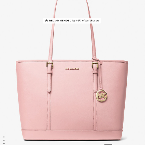 Jet Set Travel Large Saffiano Leather Tote Bag