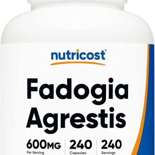 Nutricost Fadogia Agrestis 240 cápsulas 600 mg 