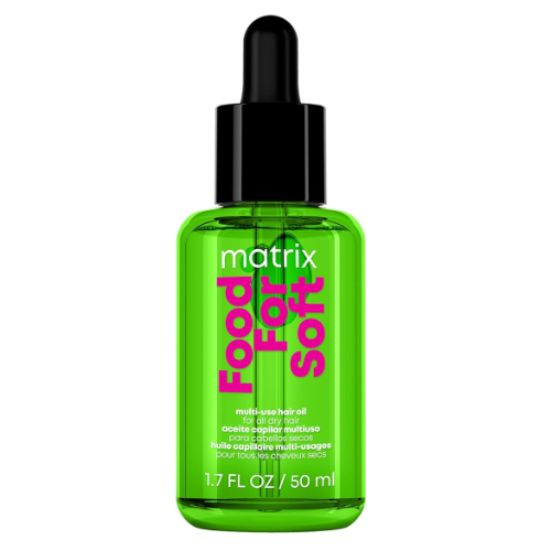 MATRIX Food For Soft Hair Serum Oil For Dry, Brittle and All Hair Types - Softens, Smooths and Adds Shine With Heat Protection, Repairing Leave In With Avocado Oil