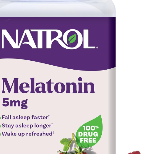 Natrol 5mg Melatonin Gummies, Sleep Support for Adults, Melatonin Supplements for Sleeping, 140 Strawberry-Flavored Gummies, 70 Day Supply
