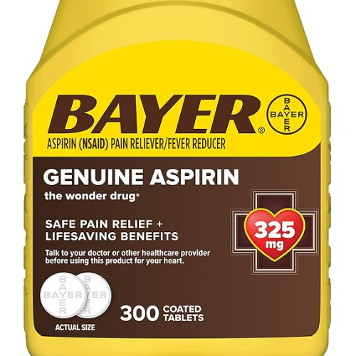 Bayer Aspirina genuina de 325 mg