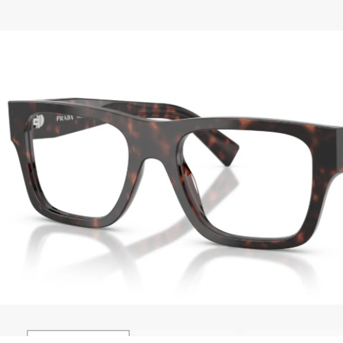 Lentes montura, marca PRADA modelo PR C01V 17N1O1 , Color  raiz tortuga  de TALLA: 54 mm.