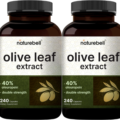 extracto de hoja de olivo 30000 mg, 480 cápsulas en total  40% de oleuropeína activa, equivalente herbal 50:1  Rico en antioxidantes polifenoles y flavonoides para la salud del corazón