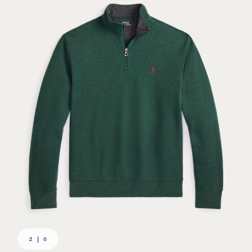 Luxury Jersey Quarter-Zip Pullover