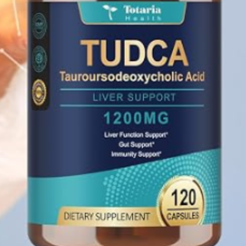Totaria (2 Packs) TUDCA Bile Salts 1200mg (Tauroursodeoxycholic Acid), Ultra Strength Pure TUDCA Liver Supplements, Liver and Gallbladder Cleanse & Repair, Vegan