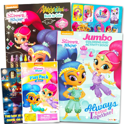 Libro de Shimmer and Shine para niños