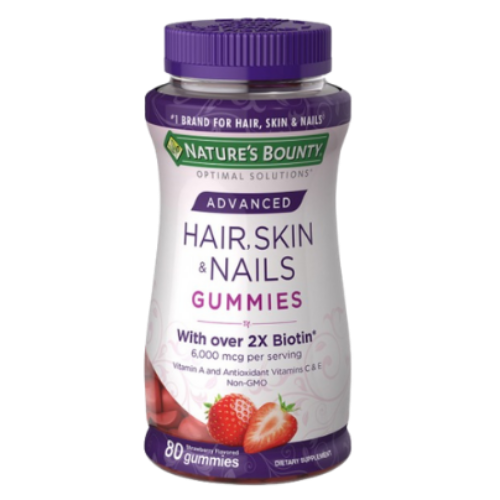 Hair, skin & nails x2 Biotin - 80 gummies