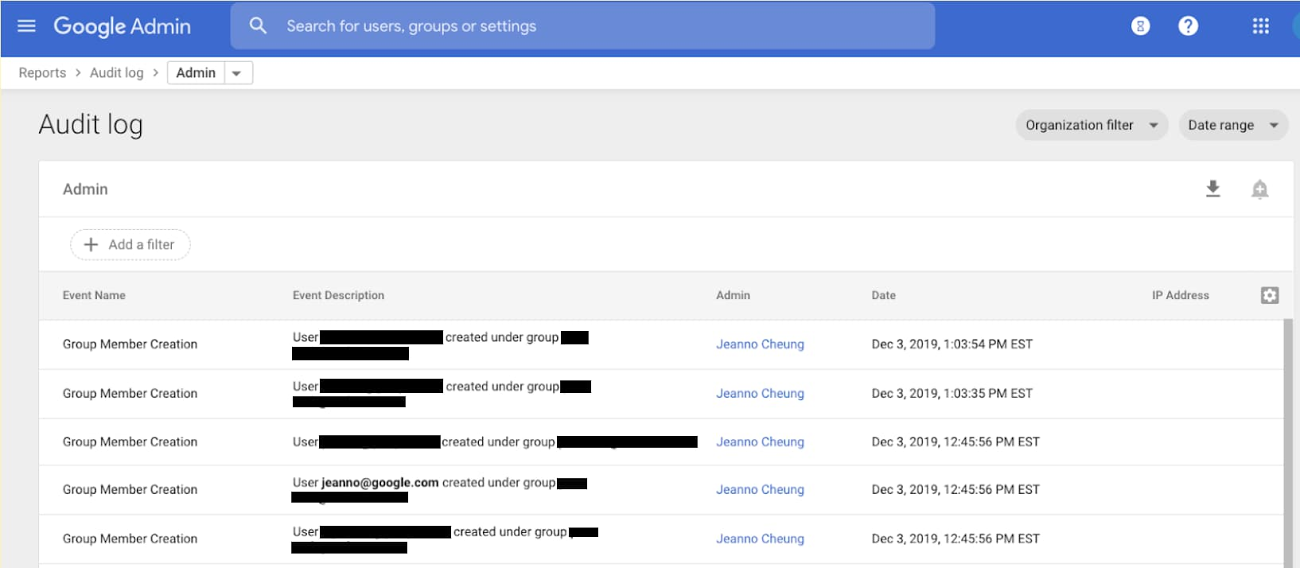 exchange online admin audit log