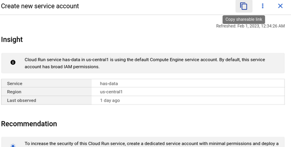 Optimize your cloud by exporting Active Assist recommendations to a BigQuery dataset